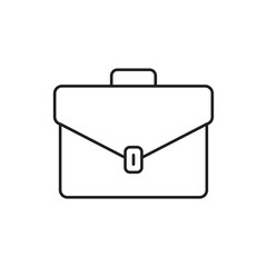 Suitcase vector icon. Diplomat flat sign design. Suitcase symbol. Handbag pictogram. UX UI icon