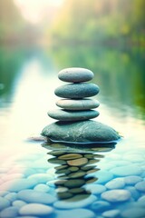 Obraz premium Wellness Oasis: Relaxing Self-Care Spaces for Balance and Well-Being using generative AI
