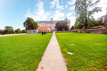 Benedictine monastery Broumov in the Czech Republic