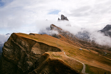 Dolomites, in Italy.