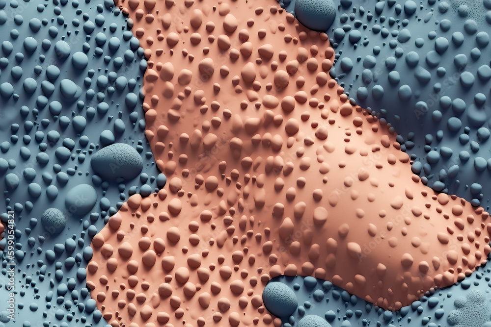 Poster tile. seamless pattern abstract background made of yellow stones. generative ai