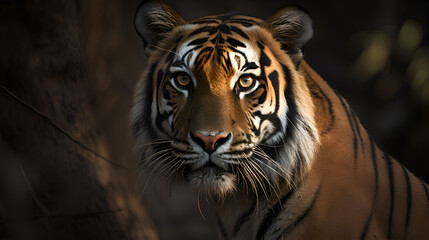 Fototapeta premium portrait of a bengal tiger