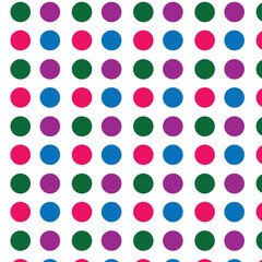 Fototapeta na wymiar abstract seamless coloring dot pattern art.