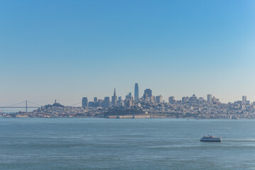Obraz premium Downtown San Francisco and Bay