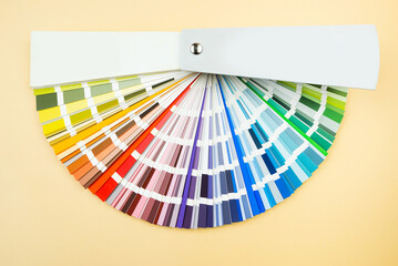 Catalog of color samples.