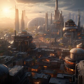 Coruscant City, Concept Artwork