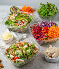 Ensaladas / ensaladas para llevar