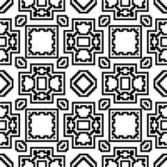 Geometric pattern.  Black and white pattern for web page, textures, card, poster, fabric, textile.