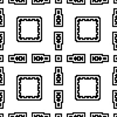 Geometric pattern.  Black and white pattern for web page, textures, card, poster, fabric, textile.