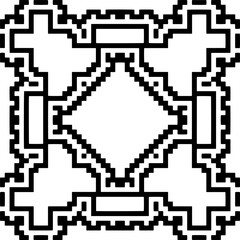 Geometric pattern.  Black and white pattern for web page, textures, card, poster, fabric, textile.
