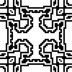 Geometric pattern.  Black and white pattern for web page, textures, card, poster, fabric, textile.
