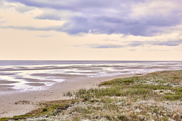 Fototapeta na wymiar East coast of Jutland, Denmark. The east coast of Jutland facing Kattegat.