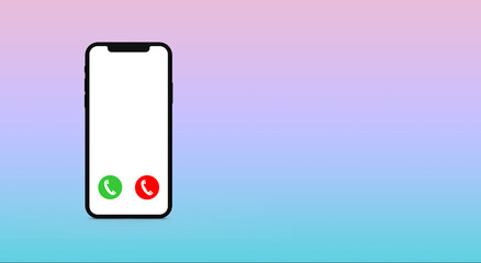 incoming call on a cell phone with novelty icons