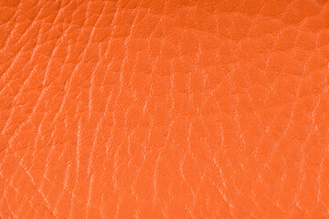 Orange leather background