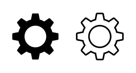 Gear icon set