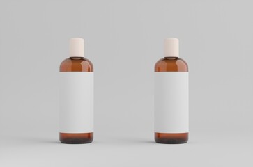 Cosmetic Bottle Mockup 3D Illustration