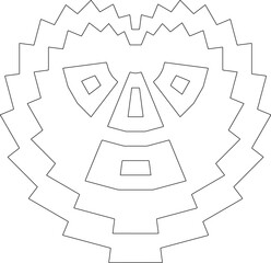 Geometric pattern of lines.  Black and white pattern for web page, textures, card, poster, fabric, textile.