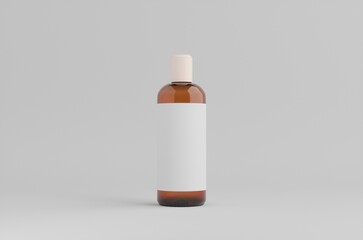 Cosmetic Bottle Mockup 3D Illustration
