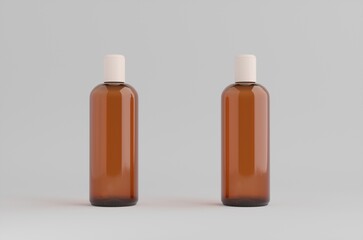 Cosmetic Bottle Mockup 3D Illustration