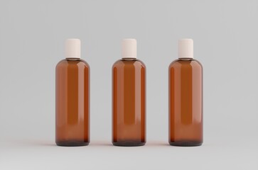 Cosmetic Bottle Mockup 3D Illustration