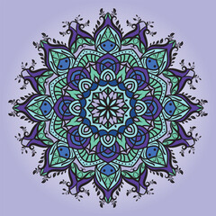 ornamental round mandala, royal mandala art ,mandala vector