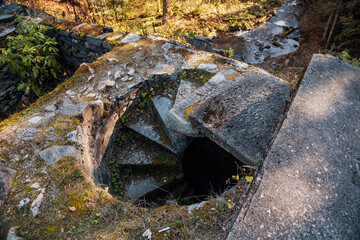 Old Water Dam in Polomka Village, Slovakia