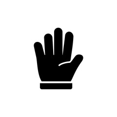Obraz premium Hand icon vector. hand symbols. palm