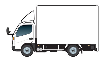 ２トントラック　イラスト