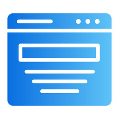 landing page gradient icon