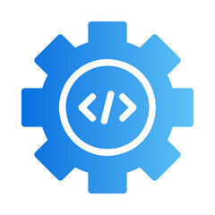 web programming gradient icon