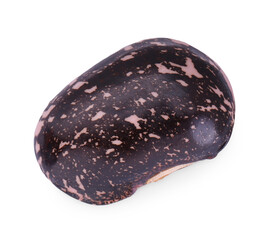 Dry kidney bean isolated on white, top view