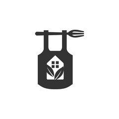 home cooking logo template. Icon Illustration Brand Identity. Isolated and flat illustration. Vector graphic