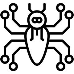 Spider Bot Icon