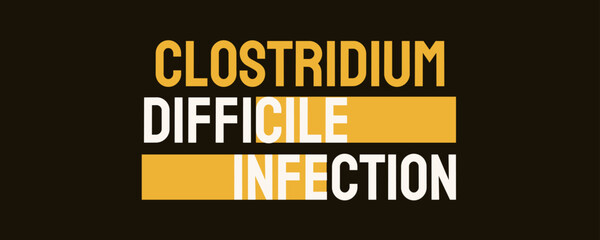 Obraz premium Clostridium difficile Infection - a bacterial infection of the digestive system