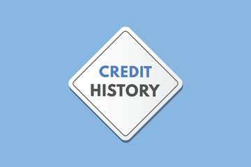 Credit Score text Button. Credit Score Sign Icon Label Sticker Web Buttons