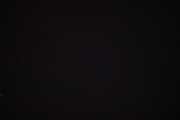 Starry Night Sky in the Late Winter