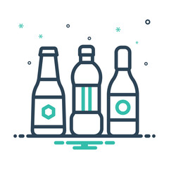 Mix icon for bottles 