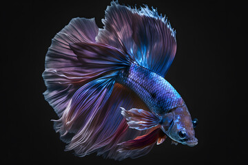 鮮やかな熱帯魚 | bright tropical fish Generative AI