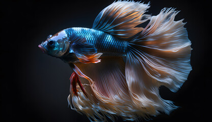 Fototapeta premium 鮮やかな熱帯魚 | bright tropical fish Generative AI