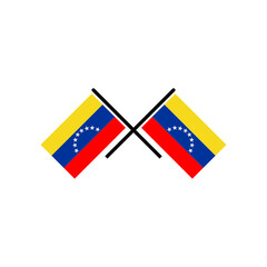 Venezuela flags icon set, Venezuela independence day icon set vector sign symbol