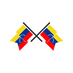 Venezuela flags icon set, Venezuela independence day icon set vector sign symbol
