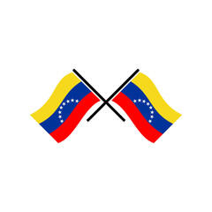 Venezuela flags icon set, Venezuela independence day icon set vector sign symbol