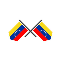 Venezuela flags icon set, Venezuela independence day icon set vector sign symbol