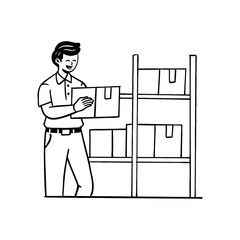 E-commerce Outline Illustration Set Retail Online Shop Mobile App Digital Marketing Customer Buy Buyer Seller Selling Business Sale Shopping Cart Purchase Payment