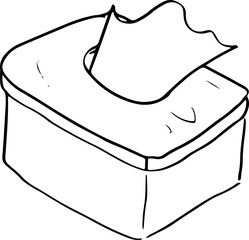tissue box sketch