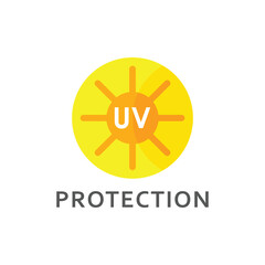 UV Protection Vector Icon, Ultraviolet Logo