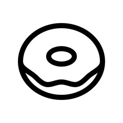 Editable donut vector icon. Bakery, coffee shop, restaurant, drink, beverages. Part of a big icon set family. Perfect for web and app interfaces, presentations, infographics, etc