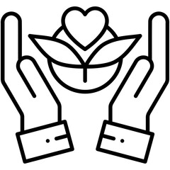 Eco friendly Icon. Bpa Free Biodegradable Symbol. Line Icon Vector Stock