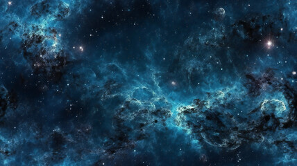 Fototapeta na wymiar Night sky with stars and nebula, Elements of this image furnished, Generative AI