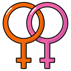 Double Female Symbol